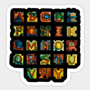 Alphabet Sticker